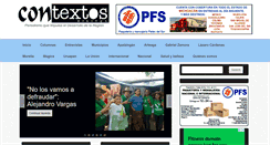 Desktop Screenshot of contextosmichoacan.com